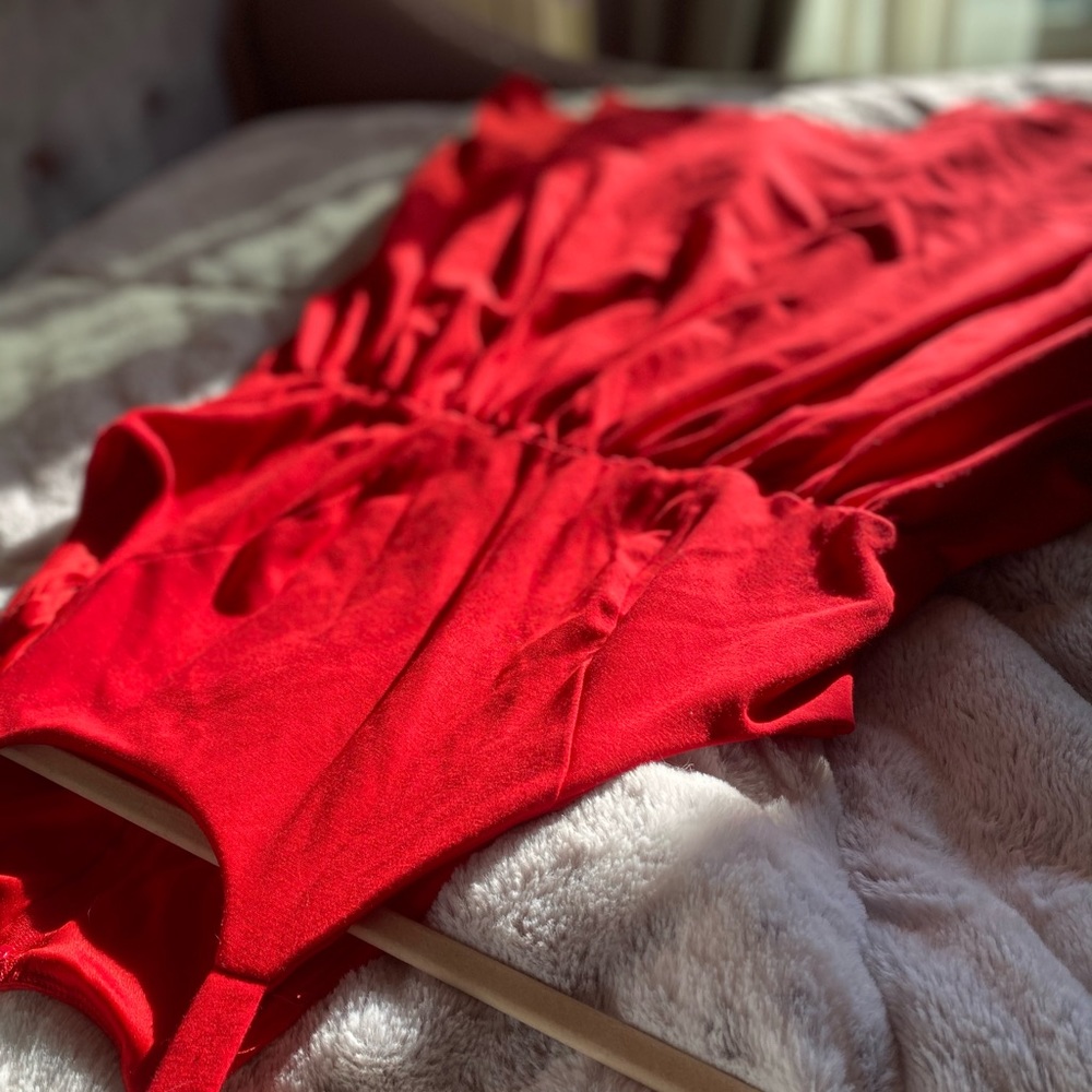 Bright red Torrid dress